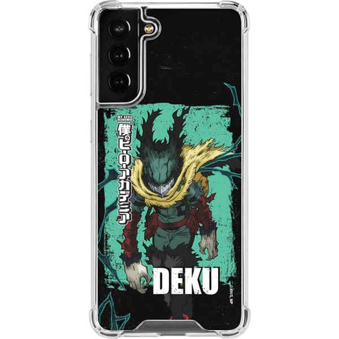 My Hero Academia Dark Deku Season 6 Galaxy S21 FE Clear Case